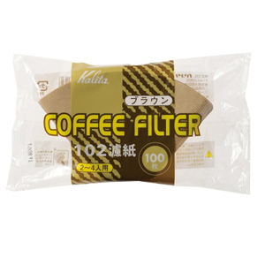 칼리타 커피필터 2-4인용(브라운) 100매-NK102
